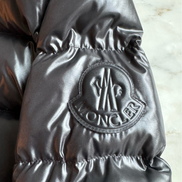 Moncler Black Down Rhin Jacket  Size 1 - Picture 10 of 16